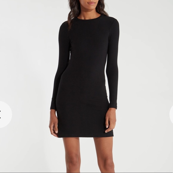 Billie the Label Jane Long Sleeve Mini Dress - small, black, NEW! - Picture 2 of 5